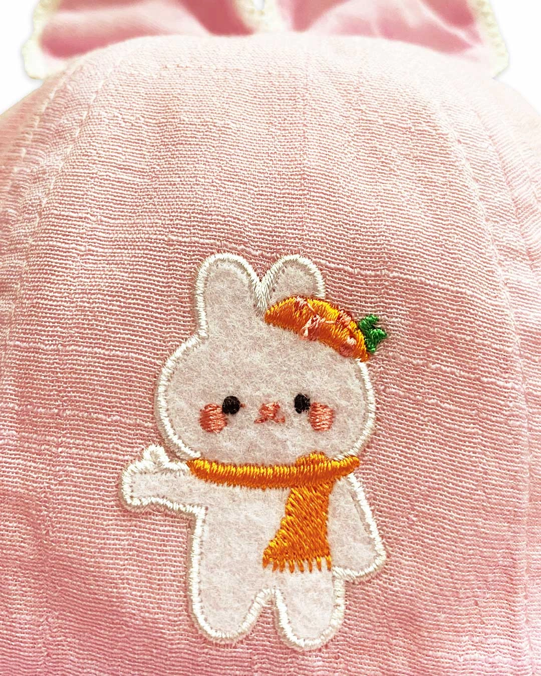 Nón vành cho bé gái Duy Ngọc thêu thỏ màu xanh dương 14