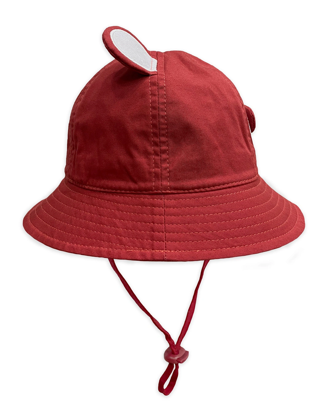 Nón vành cho bé trai Duy Ngọc in hình gấu dâu màu hồng đậm 3