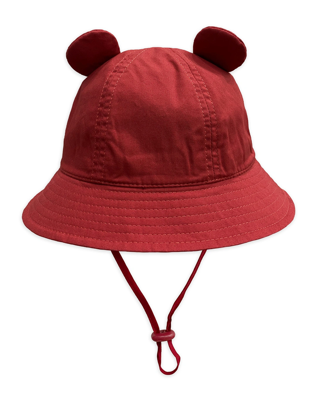 Nón vành cho bé trai Duy Ngọc in hình gấu dâu màu hồng đậm 4