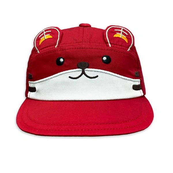 Nón kết cho bé trai Duy Ngọc thêu hổ màu đỏ 1