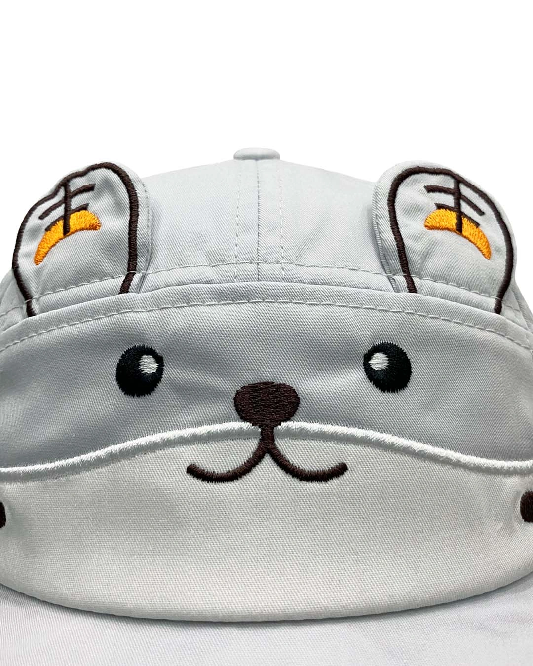 Nón kết cho bé trai Duy Ngọc thêu hổ màu xám 5