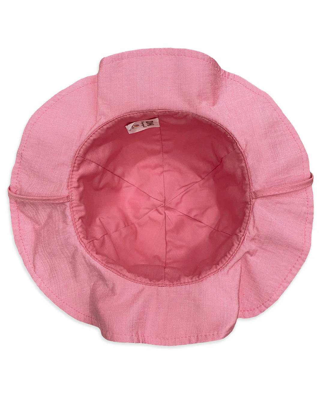 Nón vành cho bé gái Duy Ngọc thêu trái tim màu hồng 6