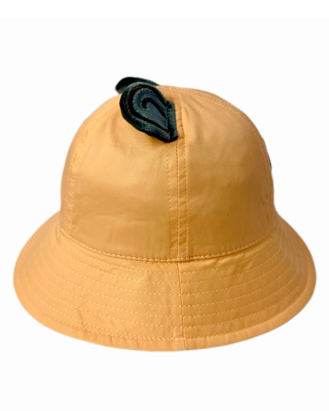 Nón vành cho bé Duy Ngọc thêu gấu đen màu vàng 12