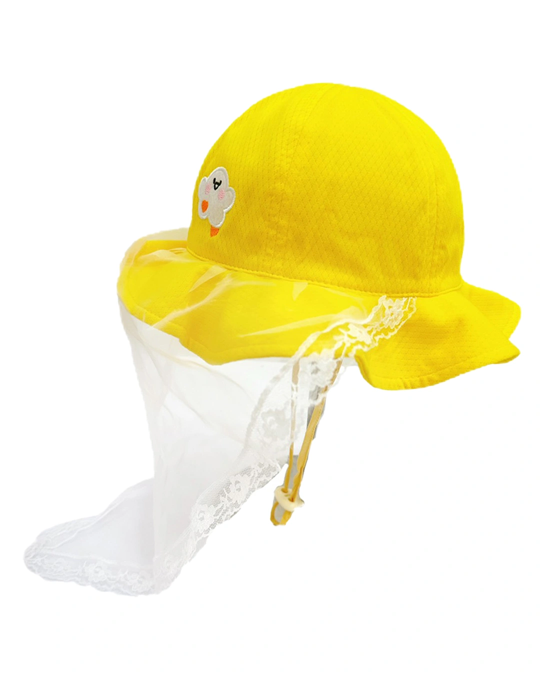 Nón vành cho bé gái Duy Ngọc 2042 màu vàng 2