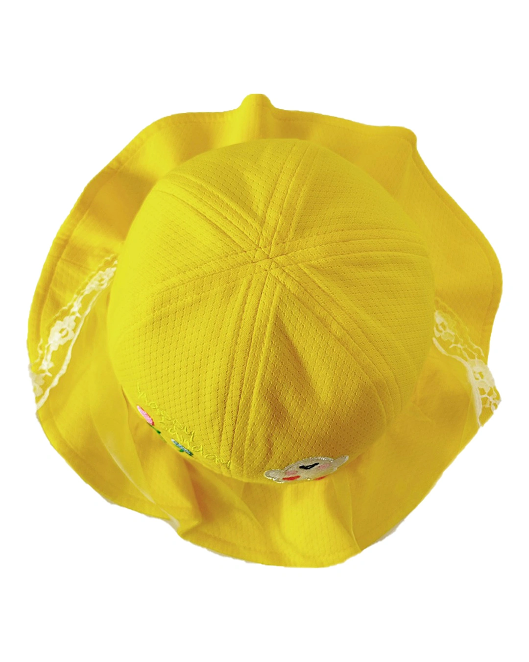 Nón vành cho bé gái Duy Ngọc 2042 màu vàng 5