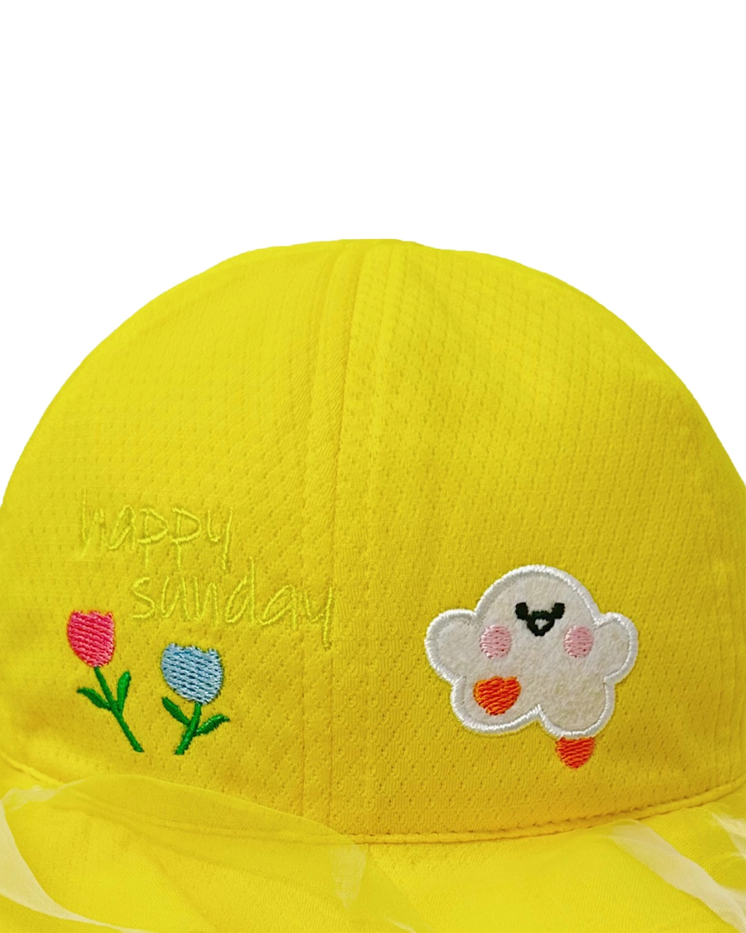 Nón vành cho bé gái Duy Ngọc 2042 màu vàng 7
