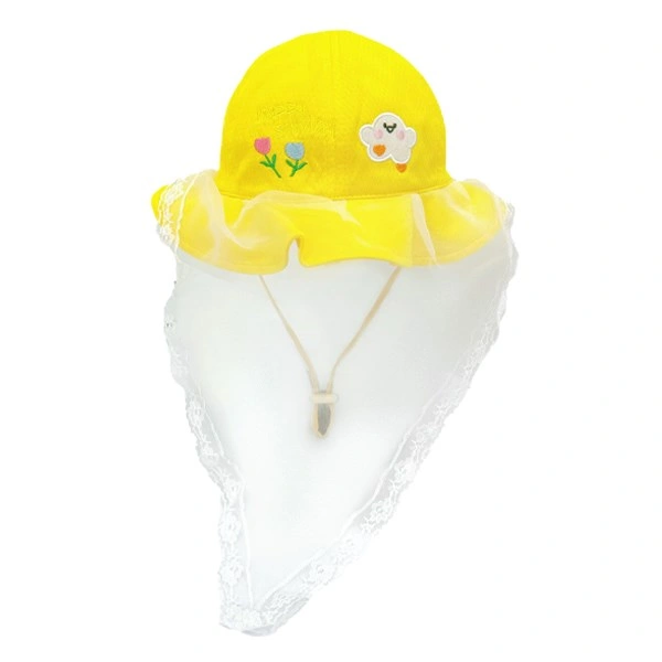 Nón vành cho bé gái Duy Ngọc 2042 màu vàng 1