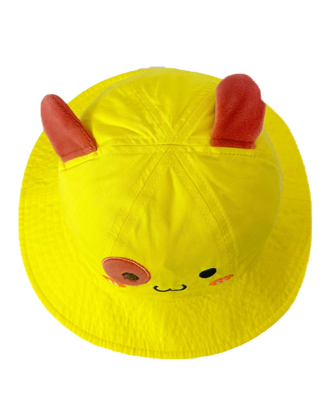 Nón vành cho bé trai Duy Ngọc 4497 hai sừng màu vàng 4