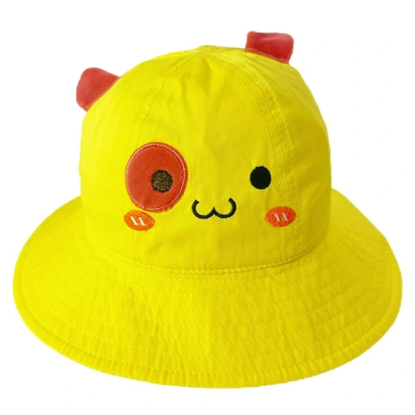 Nón vành cho bé trai Duy Ngọc 4497 hai sừng màu vàng 1