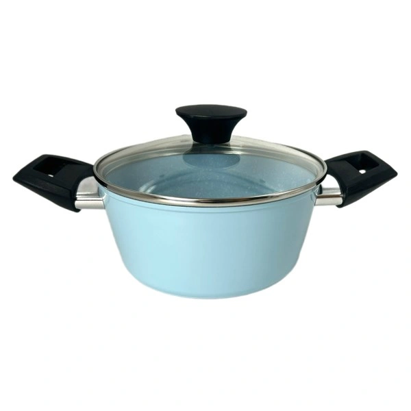 NỒI CHỐNG DÍNH VÂN ĐÁ 18CM - KM NUTIFOOD