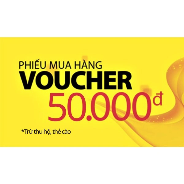 Phiếu mua hàng 50.000đ mua all sản phẩm tại AVKIDS ( trừ thu hộ, thẻ cào )