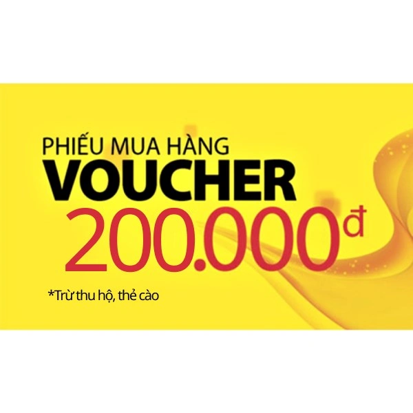 Phiếu mua hàng 200.000đ mua all sản phẩm tại AVKIDS ( trừ thu hộ, thẻ cào )