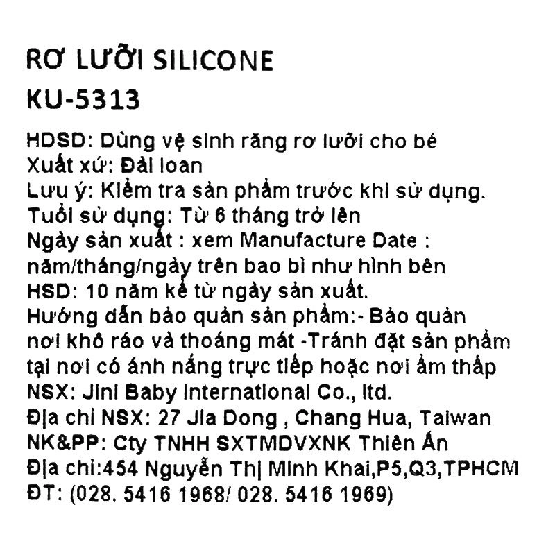 Rơ lưỡi cho bé KuKu KU5313 (từ 6 tháng) 5