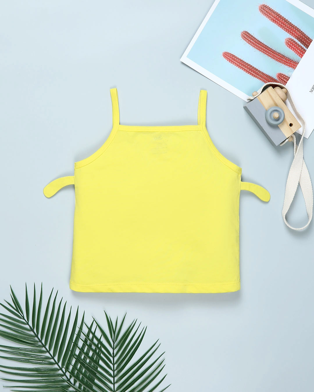 Bộ sát nách bé gái Pony Kids in hình gà con màu trắng - vàng 3