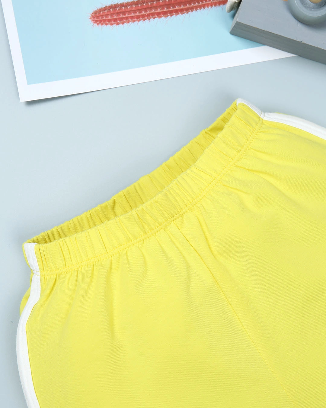 Bộ sát nách bé gái Pony Kids in hình gà con màu trắng - vàng 7