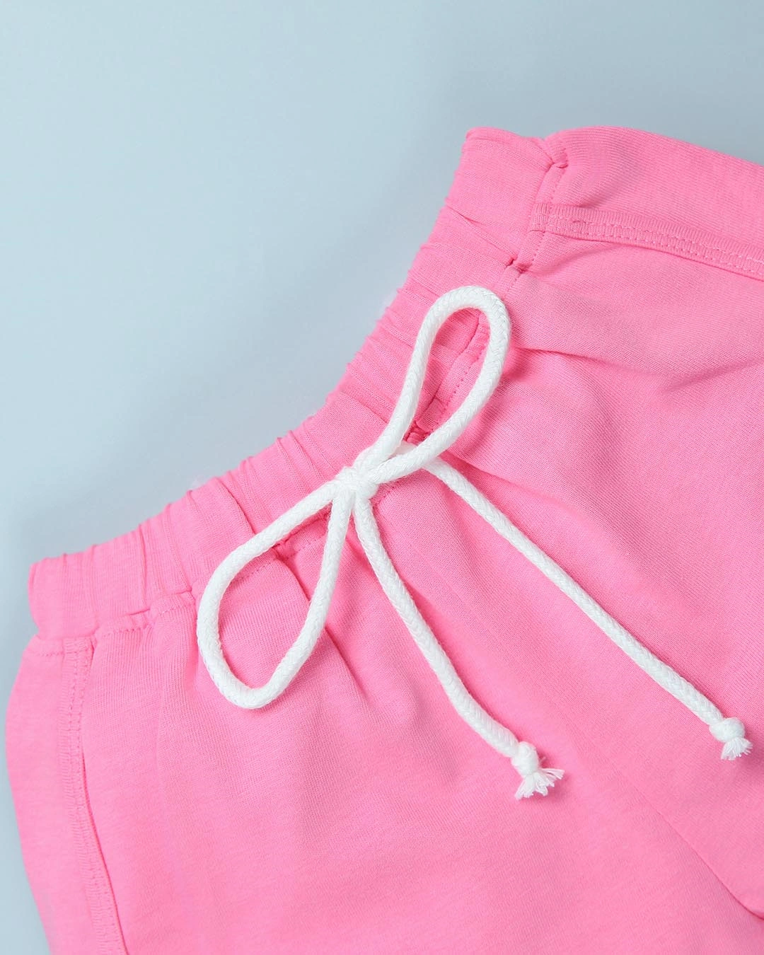 Bộ tay ngắn bé gái Pony Kids in cầu vồng màu trắng - hồng 10