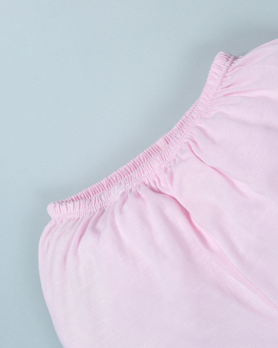 Bộ tay ngắn bé gái IQ Baby in voi màu hồng 8