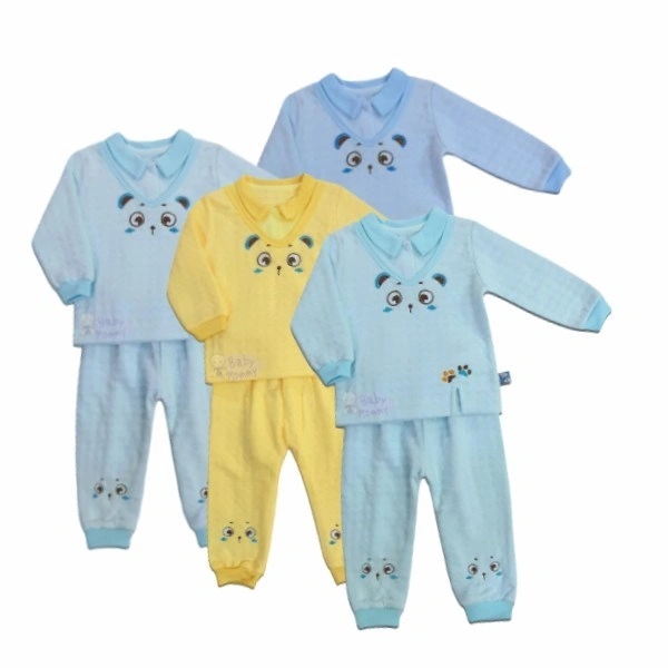 Bộ tay dài bé gái BabyMommy VDB in gấu - Màu ngẫu nhiên 1