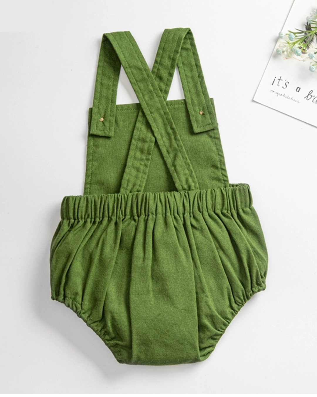 Romper bé gái Haki BL001 màu xanh dương 15