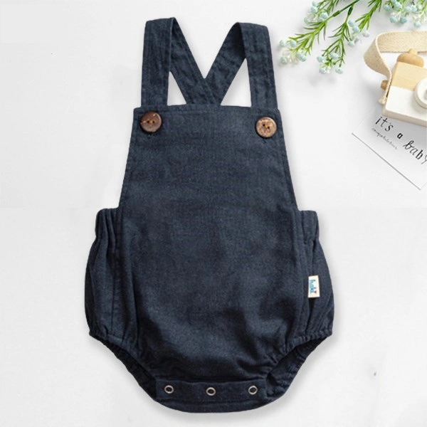 Romper bé gái Haki BL001 màu xanh dương 7
