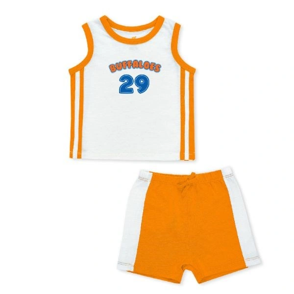 Bộ sát nách bé trai Lullaby HNB304M in chữ và hình màu trắng - xanh dương 6