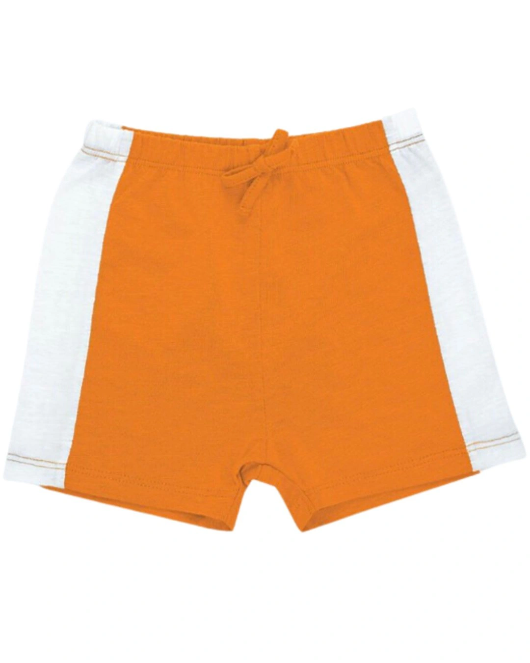 Bộ sát nách bé trai Lullaby HNB304M in hình thú màu trắng - cam 2