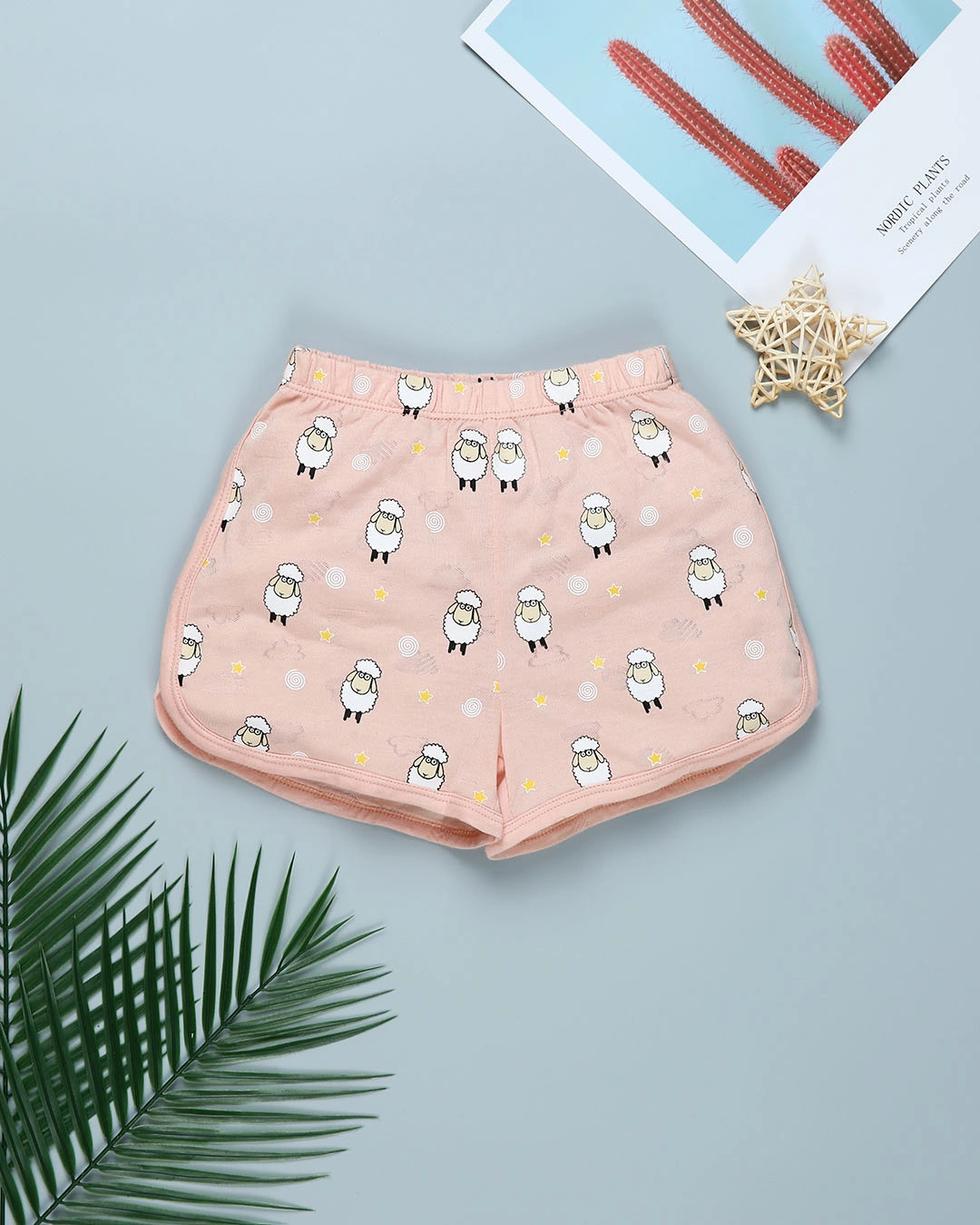 Bộ sát nách bé trai Pony Kids in hình cừu màu hồng 5