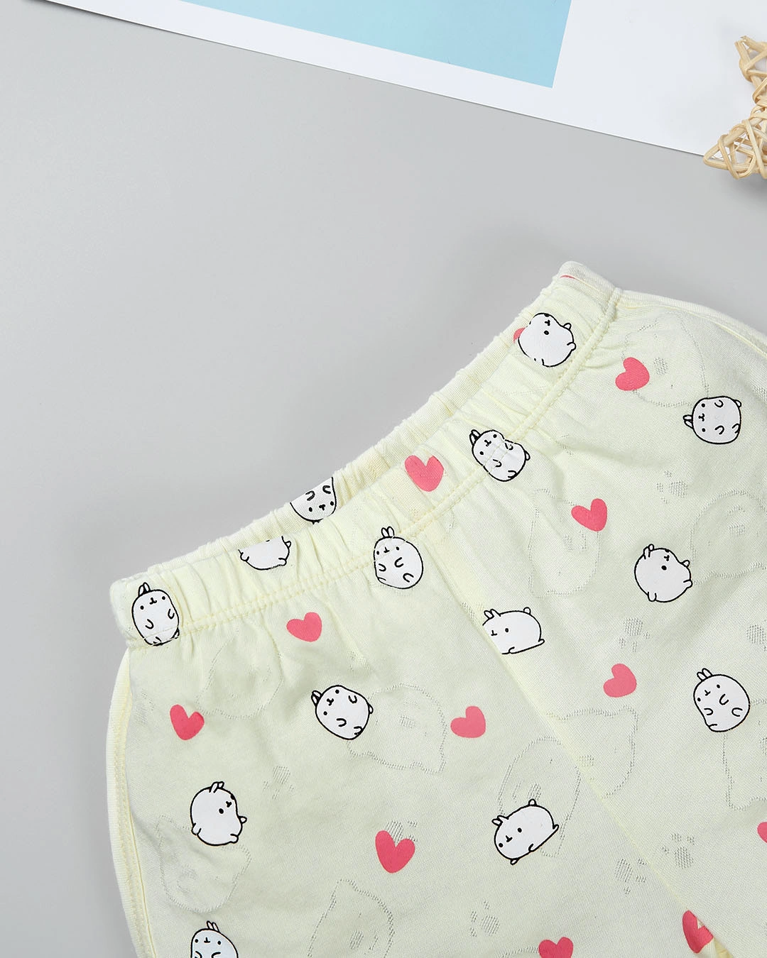 Bộ sát nách bé trai Pony Kids in tràn hình gấu màu vàng nhạt 7