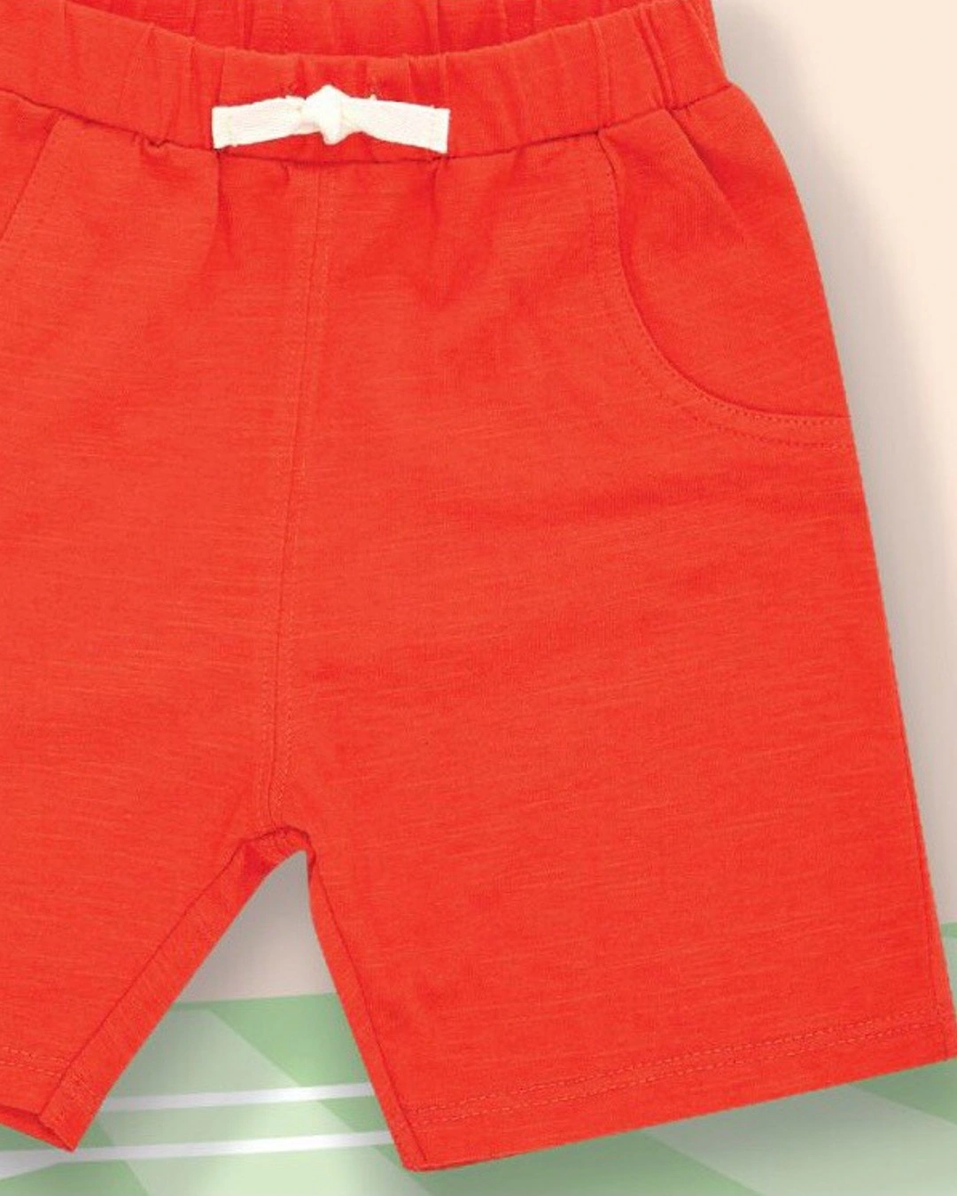 Bộ tay ngắn bé trai Lullaby FOOTBALL NH375M màu xanh lá - nâu 10