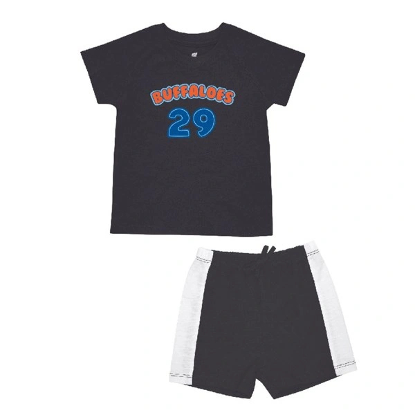 Bộ tay ngắn bé trai Lullaby HNB303M màu đen 1