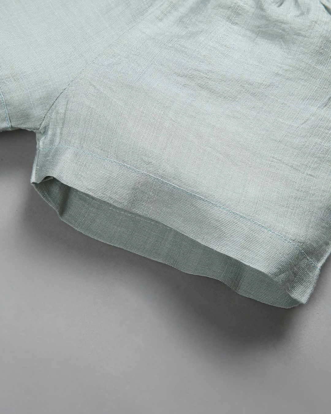Bộ tay ngắn bé trai Rabity 93.227 màu xám xanh 10