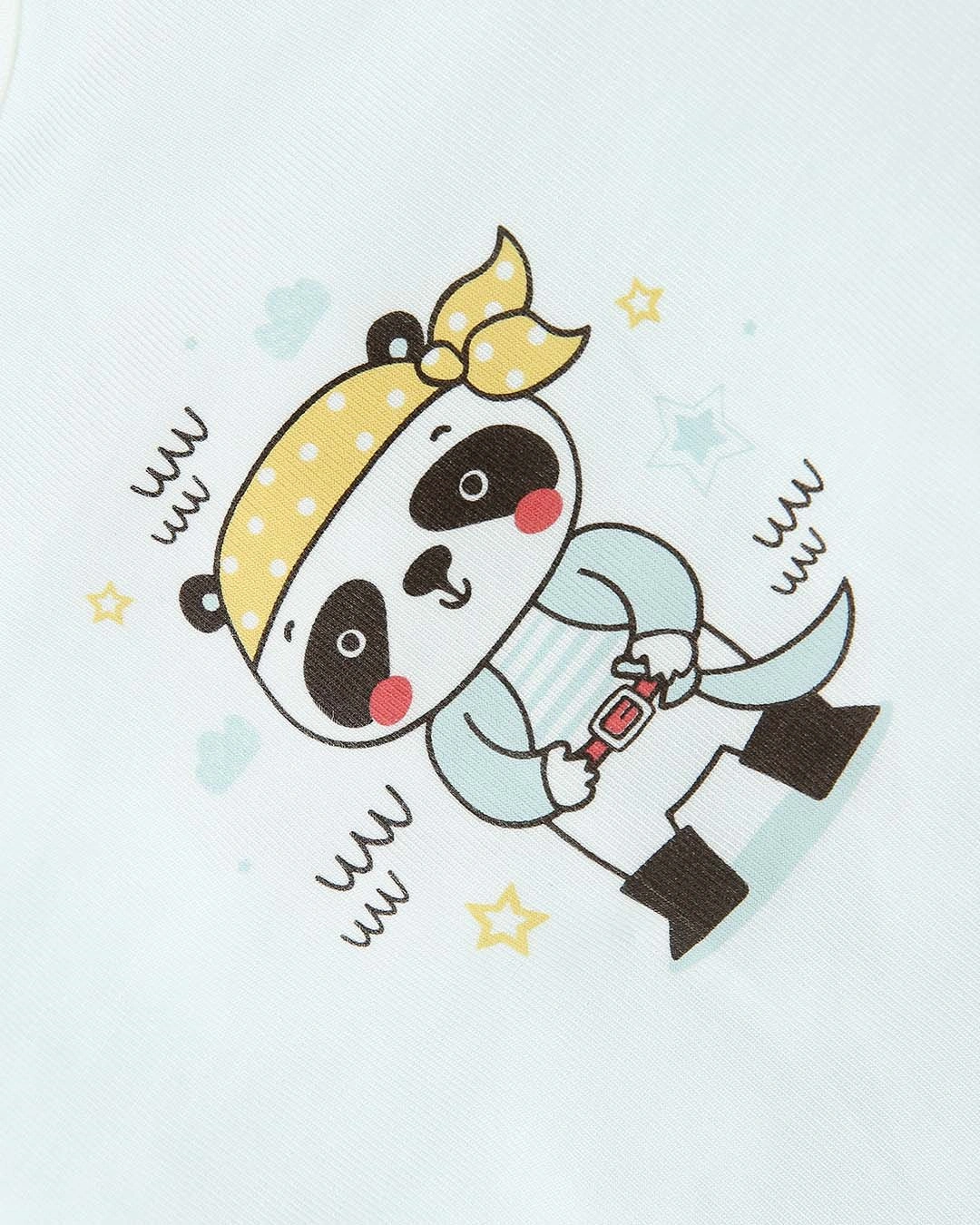 Bộ tay ngắn bé trai Lullaby NH215V màu trắng - xanh 6