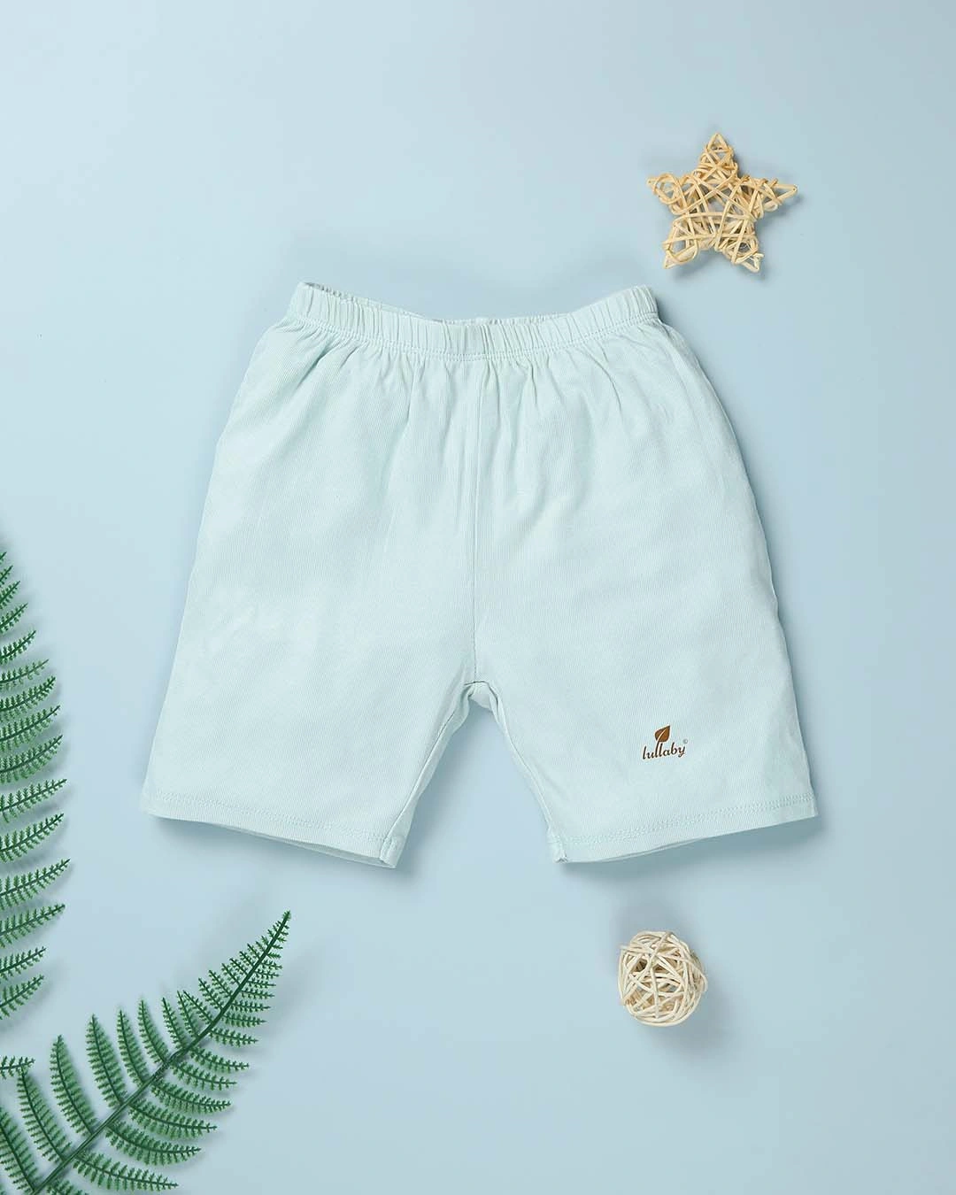 Bộ tay ngắn bé trai Lullaby NH215V màu trắng - xanh 8