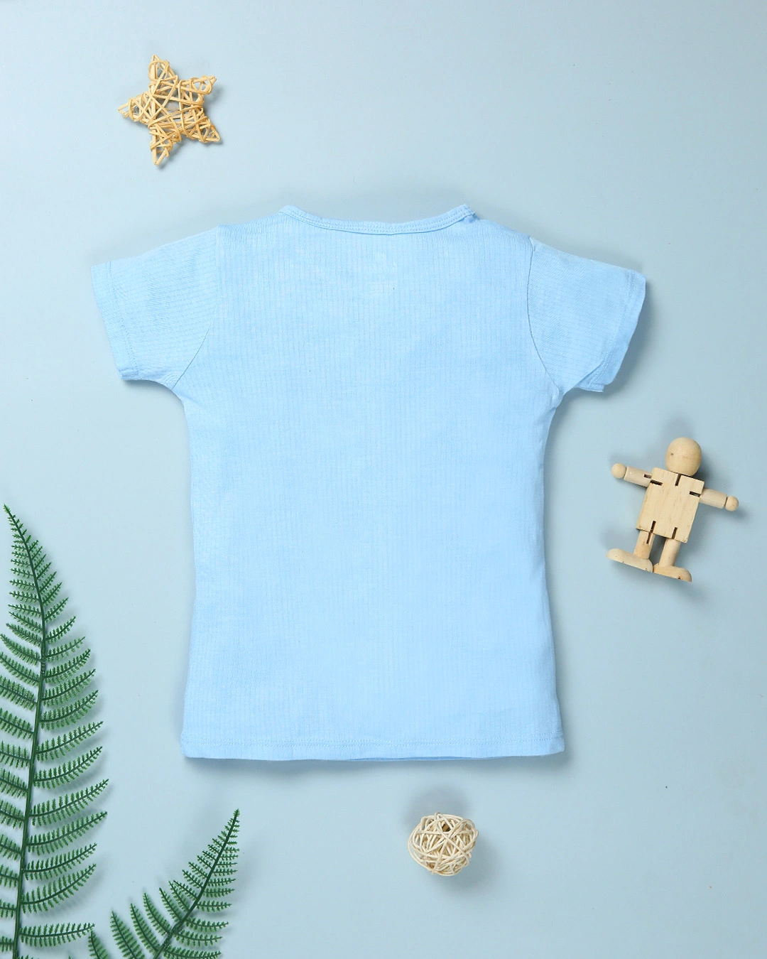 Bộ tay ngắn bé trai Lullaby NH230V màu xanh dương 3