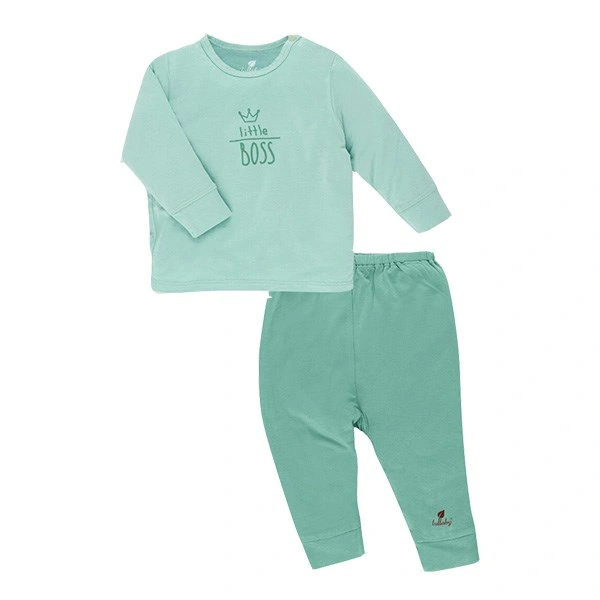 Bộ tay dài bé trai Lullaby NH686P màu xanh 5