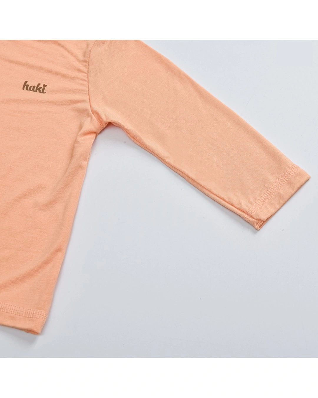 Bộ tay dài bé trai Haki màu cam 3