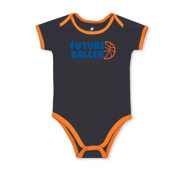 Bodysuit bé trai Lullaby HNB301M màu đen 1