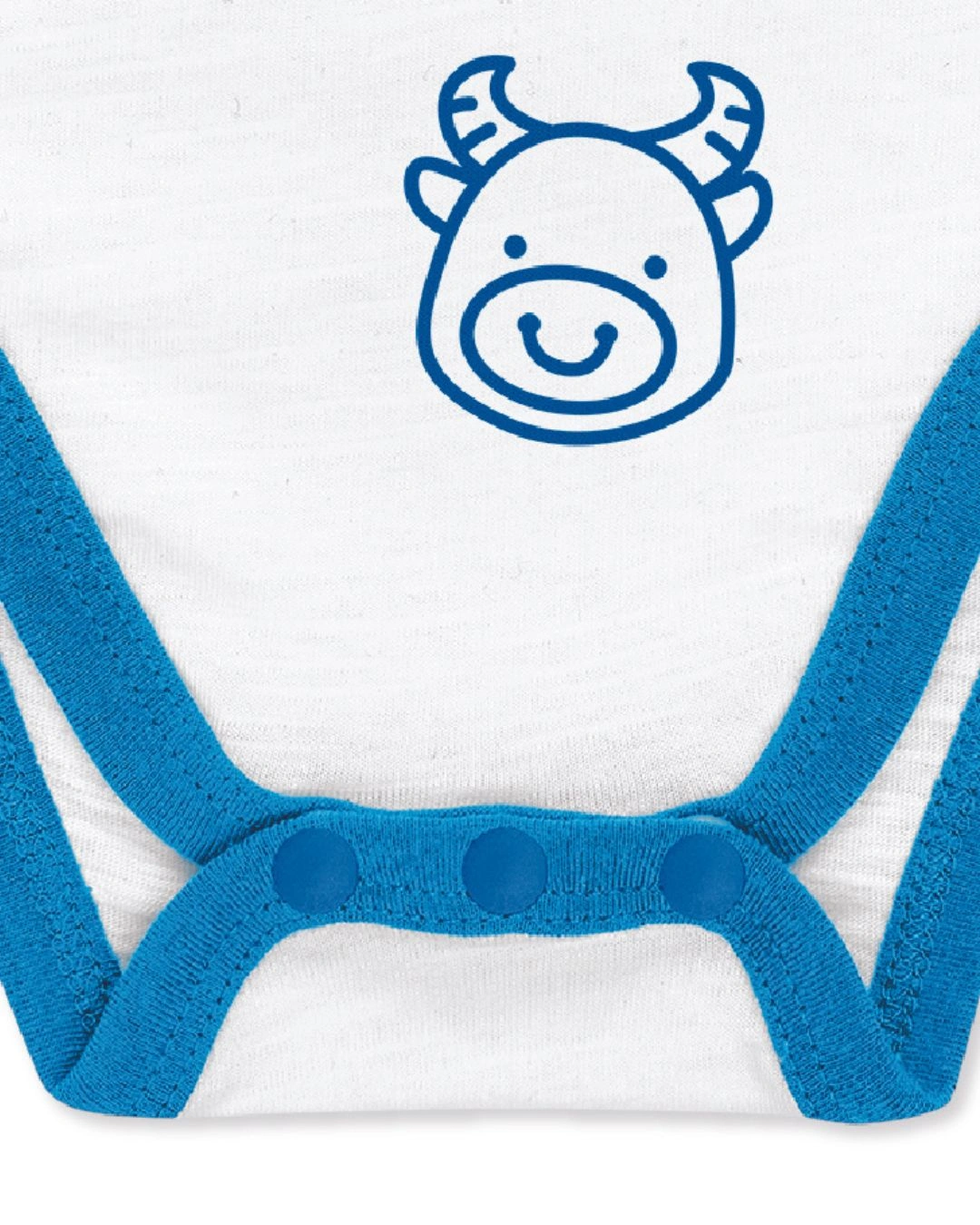 Bodysuit bé trai Lullaby HNB301M màu trắng - xanh dương 3