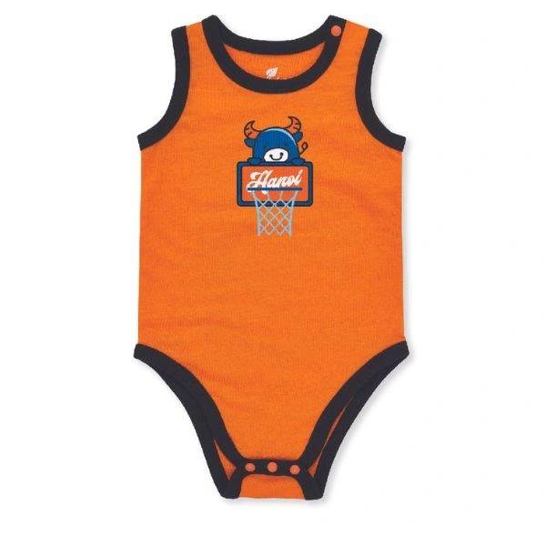 Bodysuit bé trai Lullaby HNB302M màu trắng - xanh dương 6
