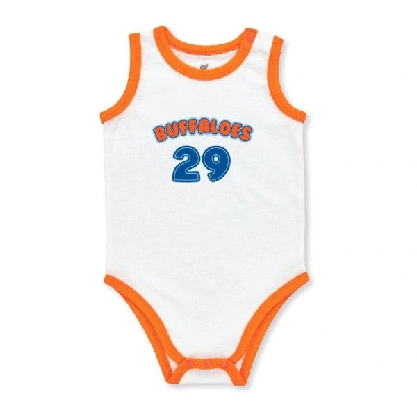 Bodysuit bé trai Lullaby HNB302M màu trắng - cam 1