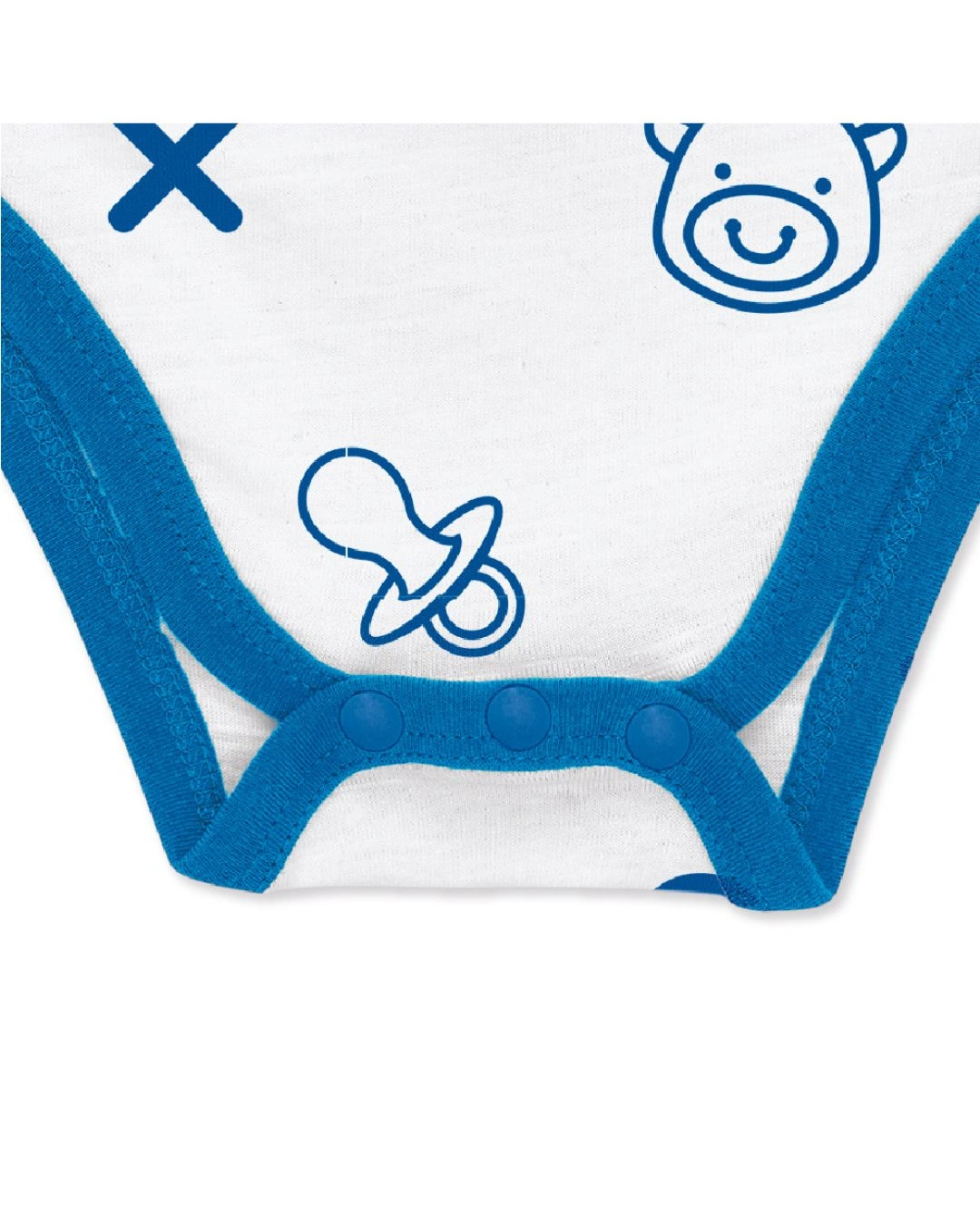 Bodysuit bé trai Lullaby HNB302M màu xanh dương 22