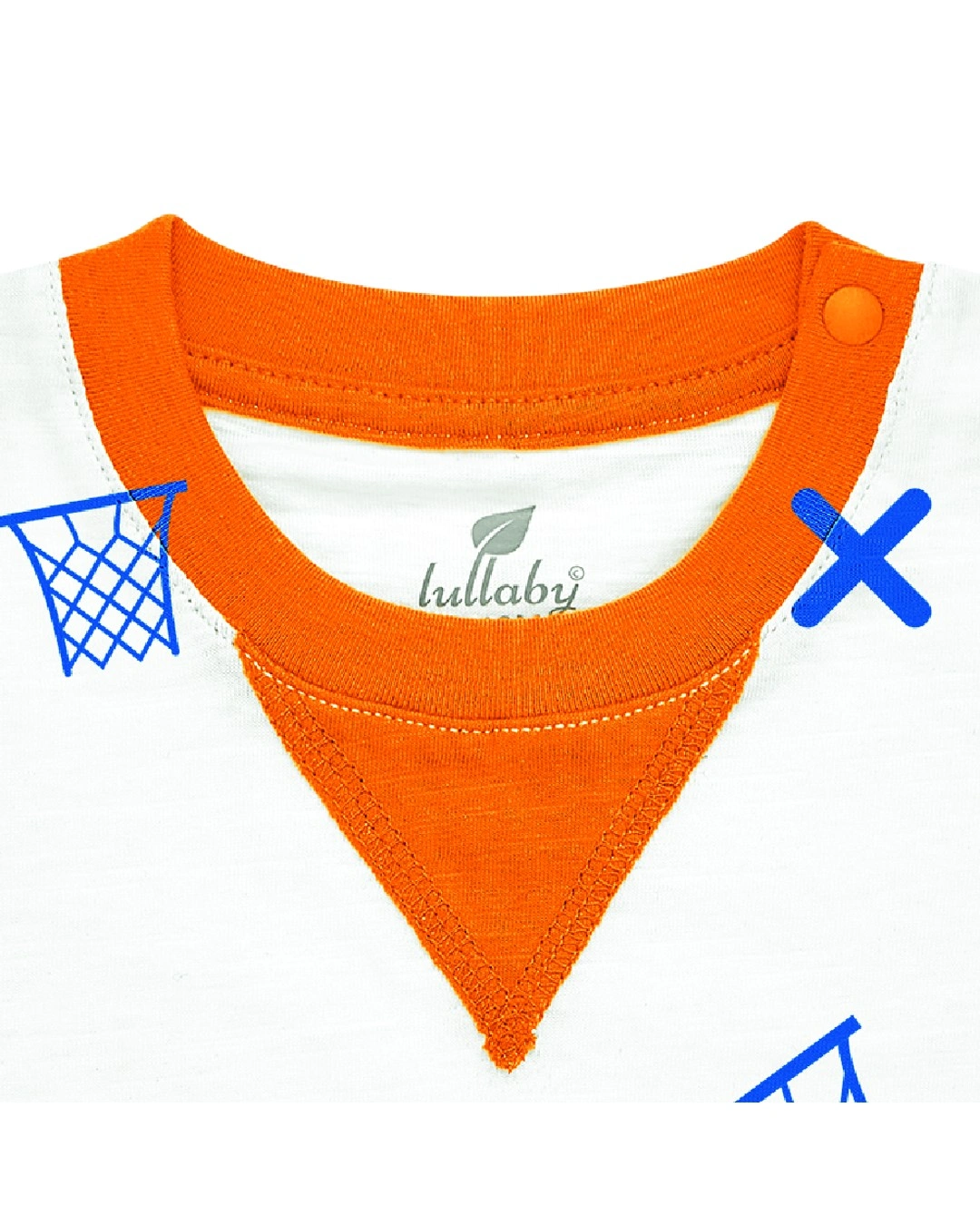 Romper bé trai Lullaby HNB305M màu cam 6