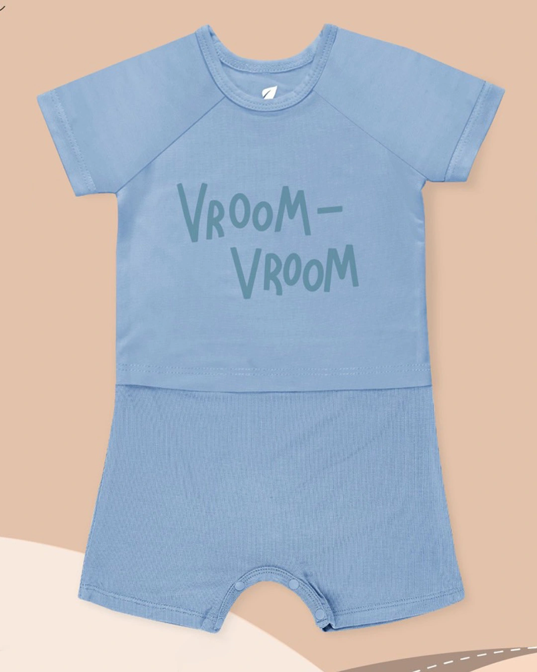 Romper bé trai Lullaby NH113V màu trắng - ghi 8