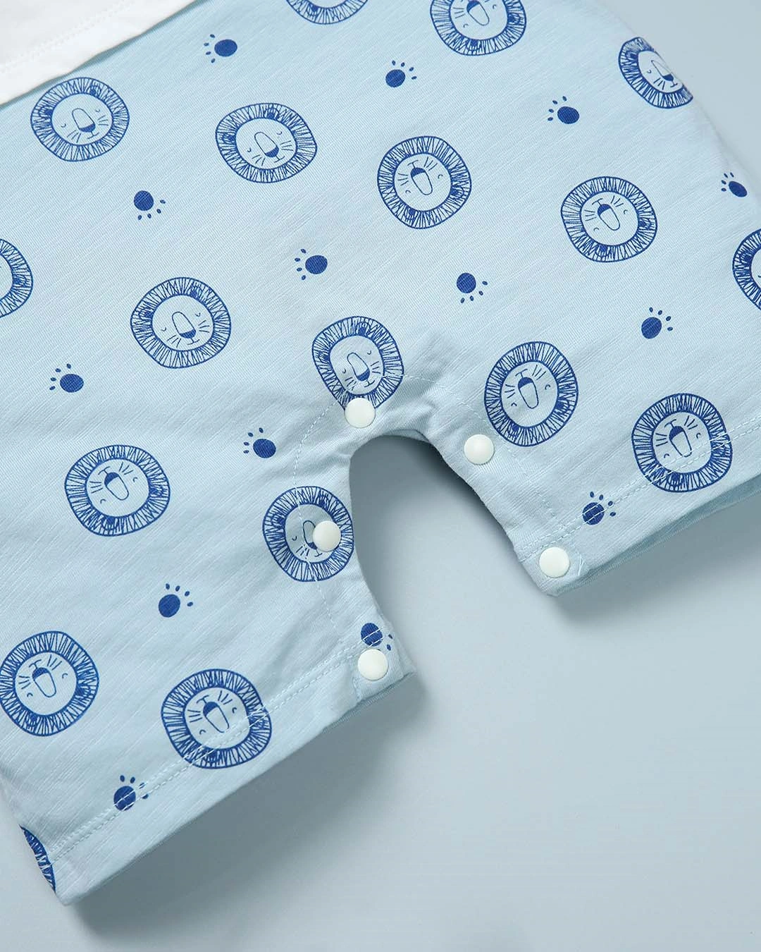 Bodysuit bé trai Pony Kids in hình sư tử màu trắng - nâu 15