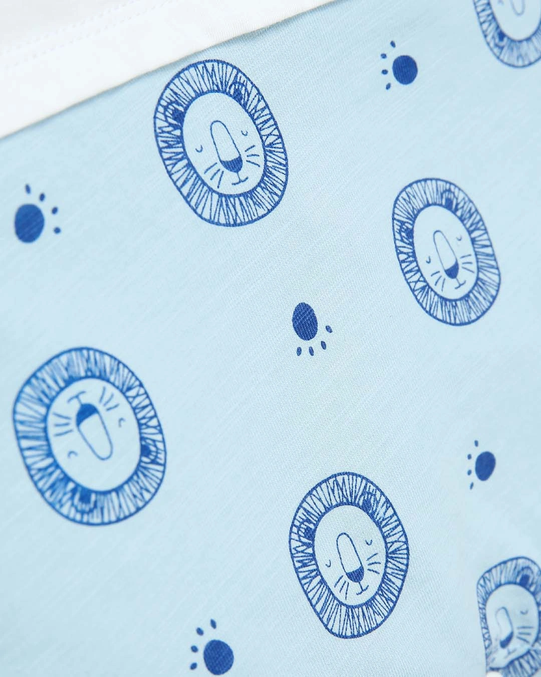 Bodysuit bé trai Pony Kids in hình sư tử màu trắng - nâu 17