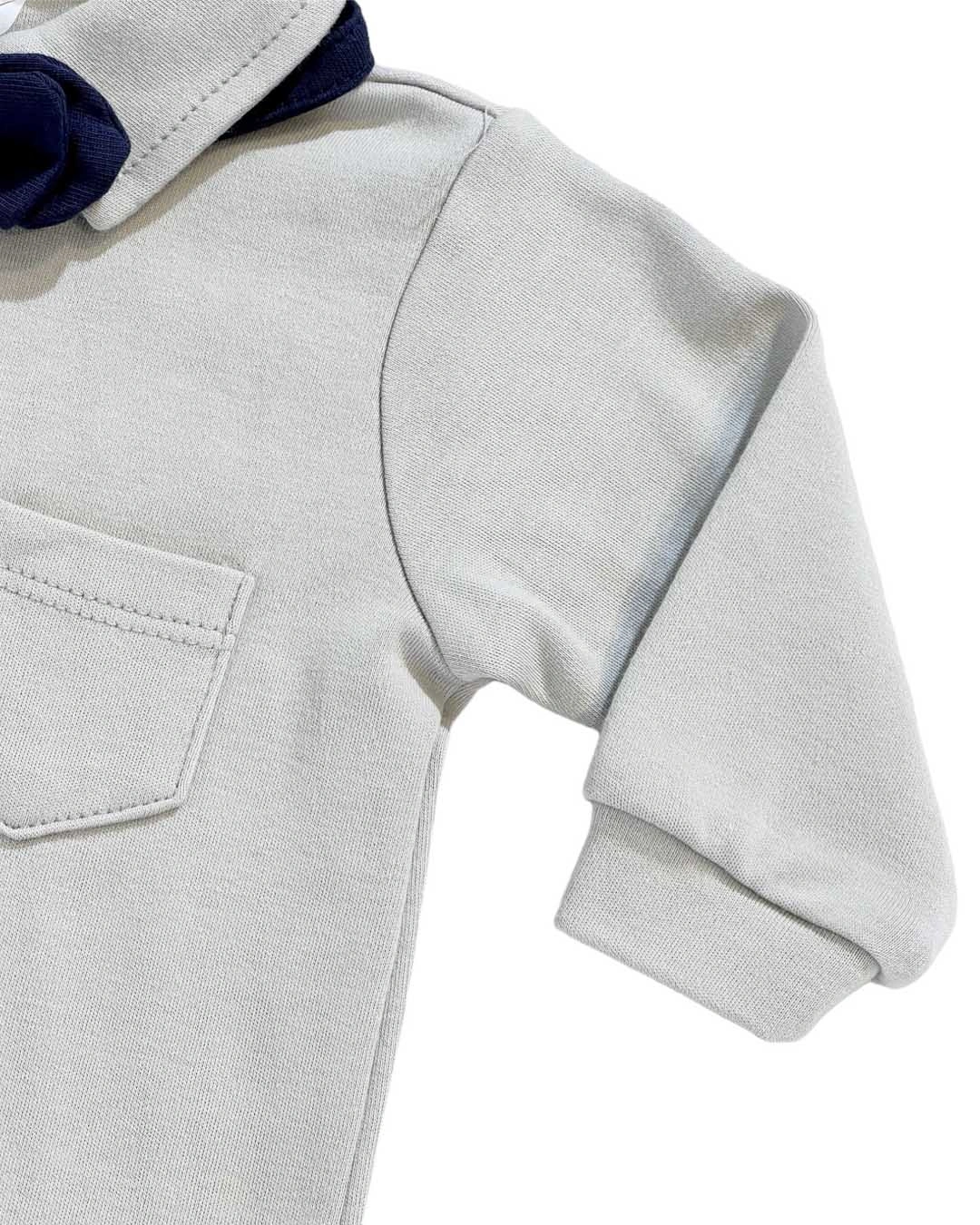 Bodysuit bé trai Lullaby NH881R màu xám 5