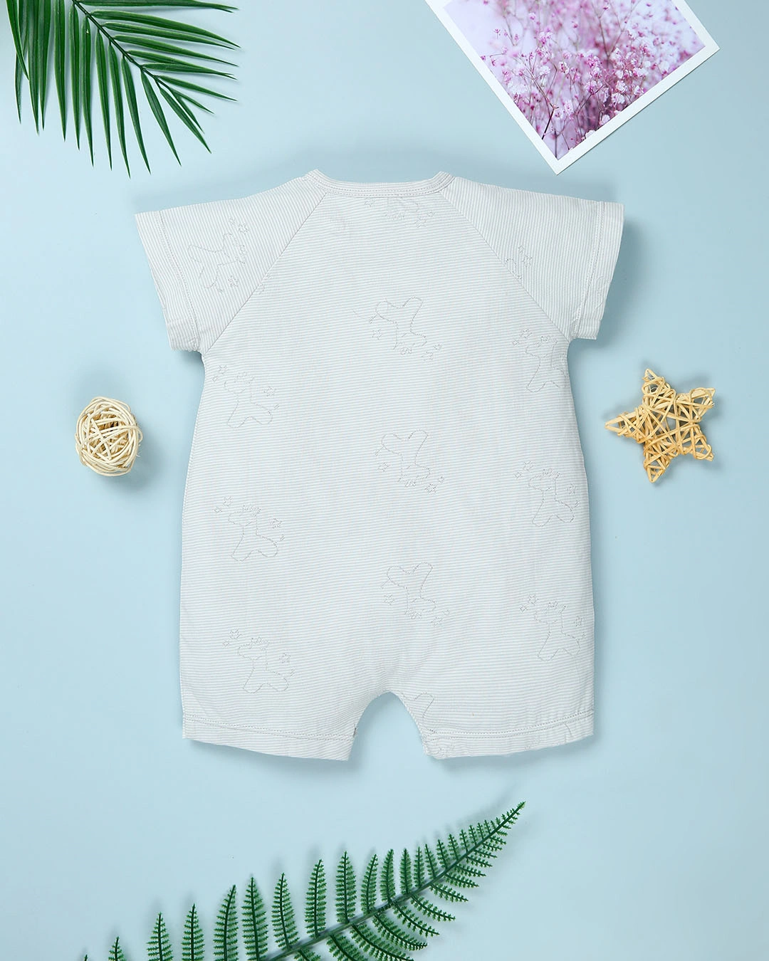 Bodysuit bé trai Pony Kids in gấu màu xanh dương 12