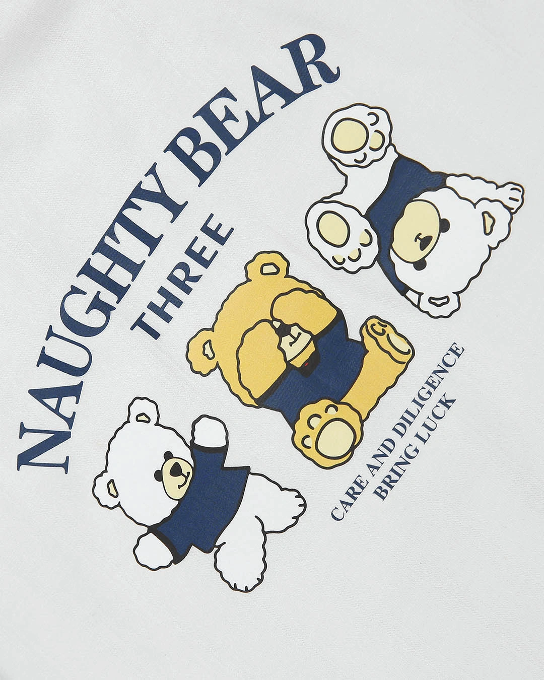 Bodysuit bé trai Pony Kids in 3 chú gấu màu trắng - ghi 16