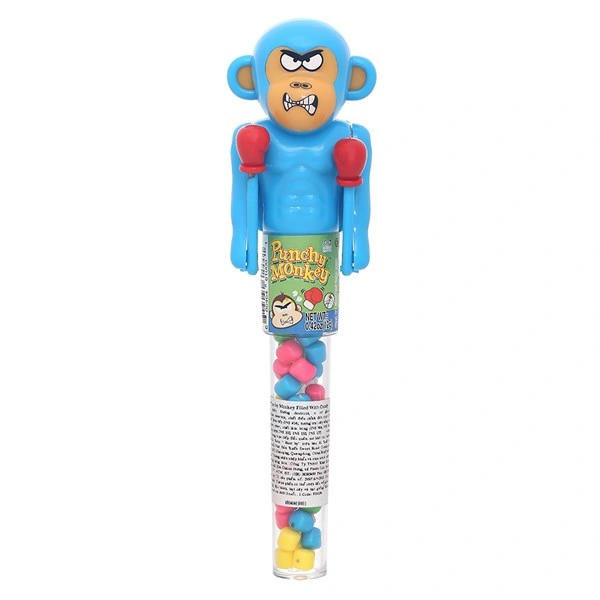 Kẹo đồ chơi khỉ đấm bốc Kidsmania hương trái cây hộp 12g (từ 3 tuổi) - Màu ngẫu nhiên 1