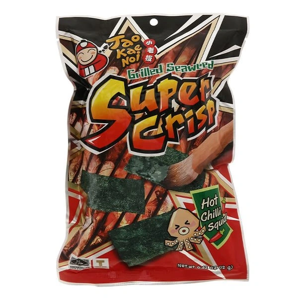 Snack rong biển vị mực Tao Kae Noi Super Crisp 12g (từ 2 tuổi) 1